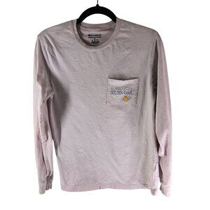 Champion Albany State Golden Rams Womens Long Sleeve Shirt Pocket Cotton Pink S